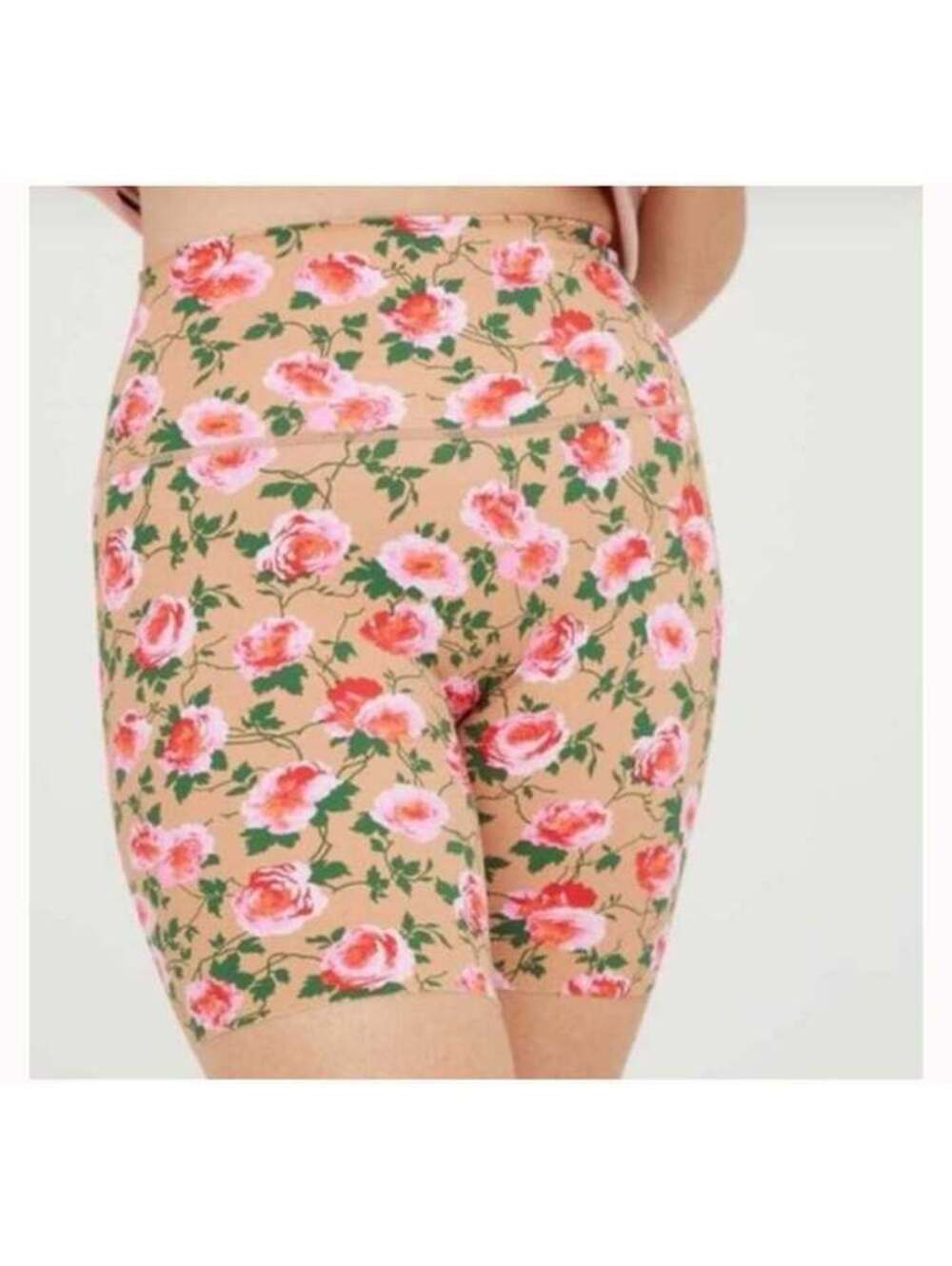 Offline by Aerie Goals 7" Bike Short Raw Sienna